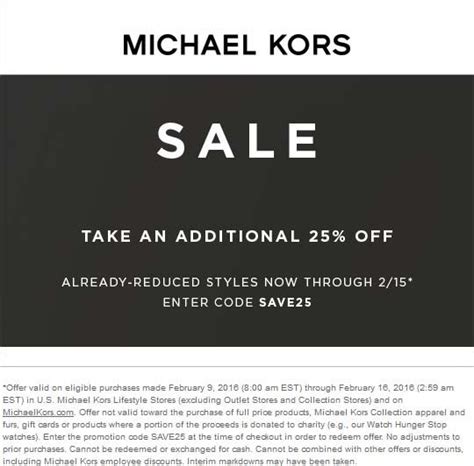 michael kors promo code september 2017|Michael Kors extra discount code.